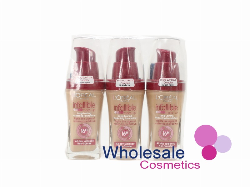 6 x L'Oreal Infallible Foundation 30ml - 235 HONEY BEIGE